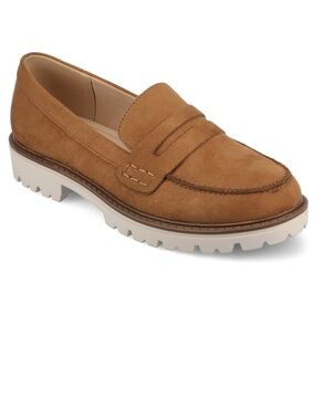 Journee Collection Women's Kenly Lug Sole Loafers- 12M